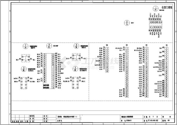 KYN28出线柜原理接线设计图-图二