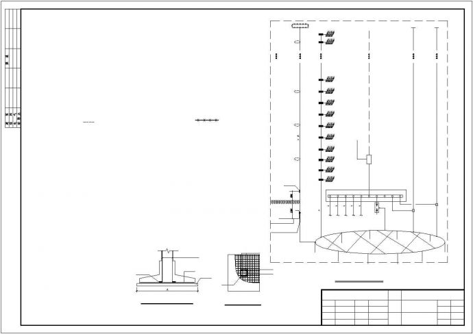 二类高层商住楼防雷设计CAD方案图纸_图1