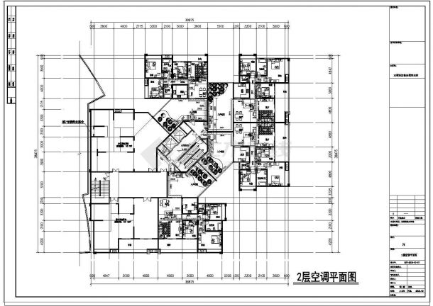 【浙江】某二十八层住宅楼空调图纸-图二