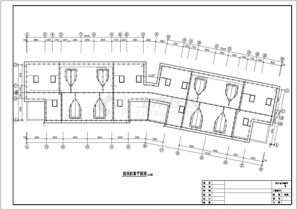 某市小区多层住宅楼CAD电气施工设计图纸-图一