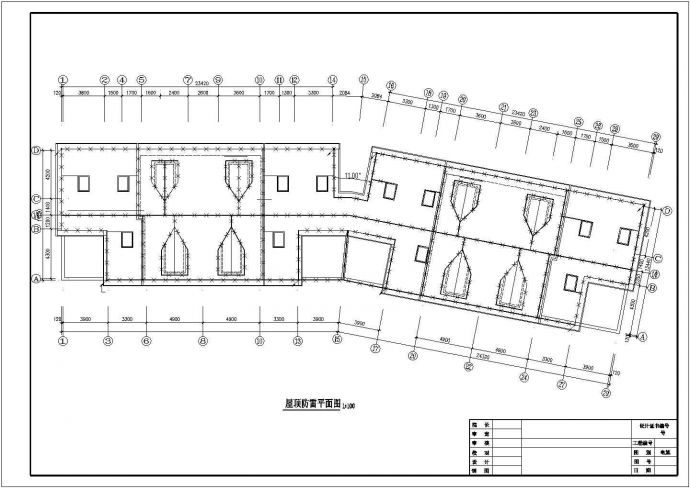 某市小区多层住宅楼CAD电气施工设计图纸_图1