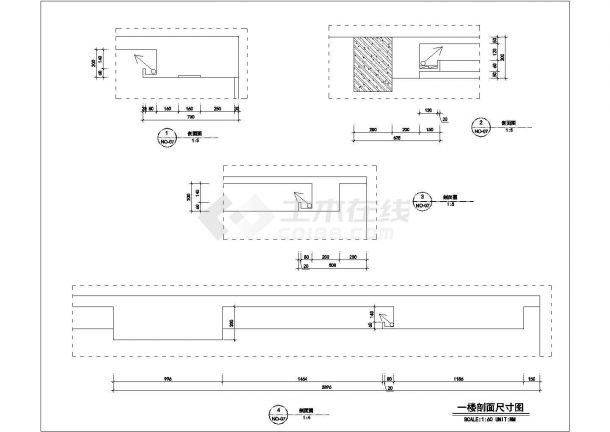 【上海】两层洋房室内装修施工图（附效果图）-图一
