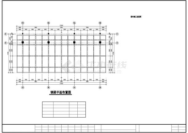 钢结构雨棚结构设计图（节点详图）-图二