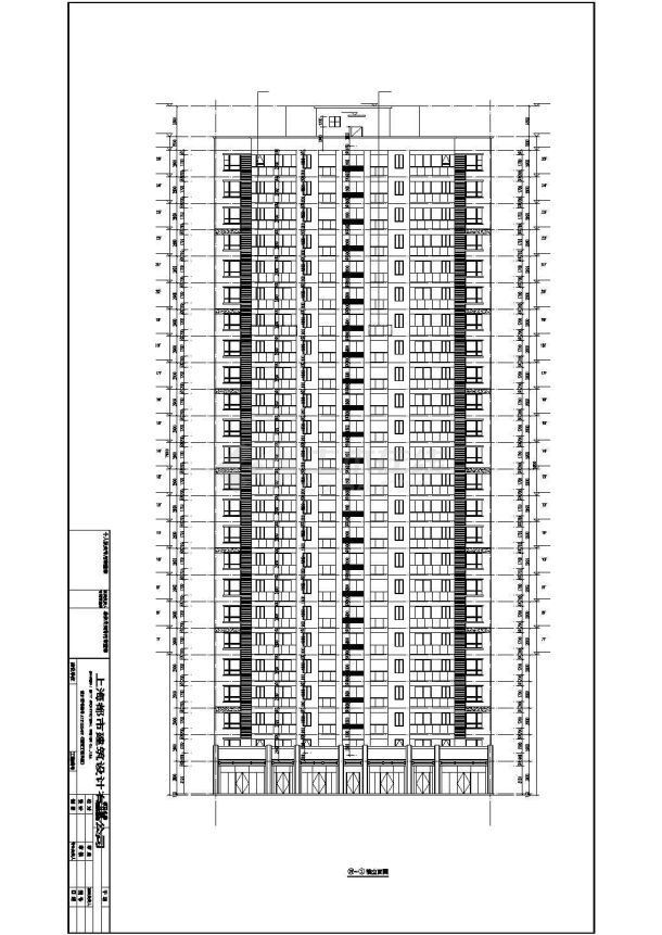 25层高层商住楼建筑设计施工图-图二