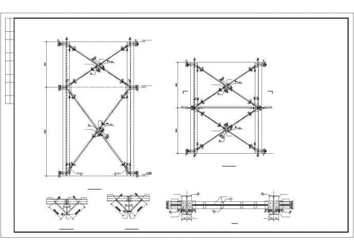 经典钢结构厂房布置图_图1