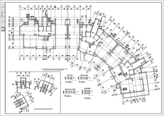 上海某经典小高层住宅建筑结构CAD施工图_图1
