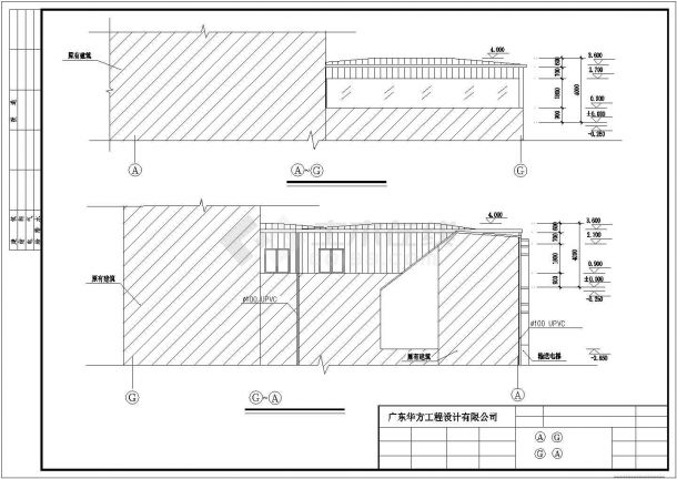 某四坡屋面建筑及结构CAD图-图一