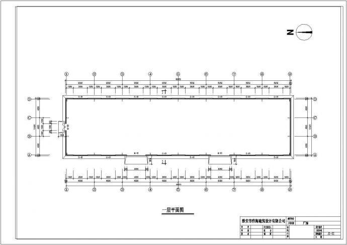 厂房结构CAD图_图1