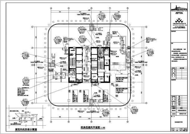 [安徽]超高层商业办公暖通空调全系统施工图-图二