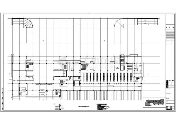 汽车客运站及配套公交枢纽站主站房结构施工图（含建筑图）-图二