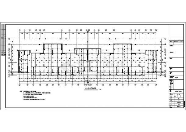 19层剪力墙结构公租房住宅结构施工图-图一