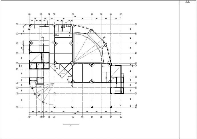 27层钢框架-钢筋混凝土筒体混合结构酒店施工图_图1