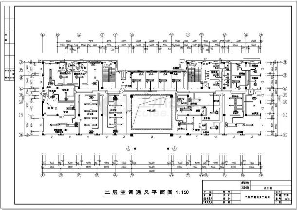 【湖南】某五层办公楼空调设计施工图纸-图二