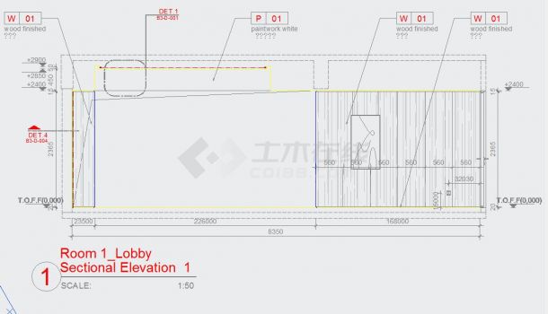 【上海】精装样板房室内设计CAD施工图（附实景照片）-图一