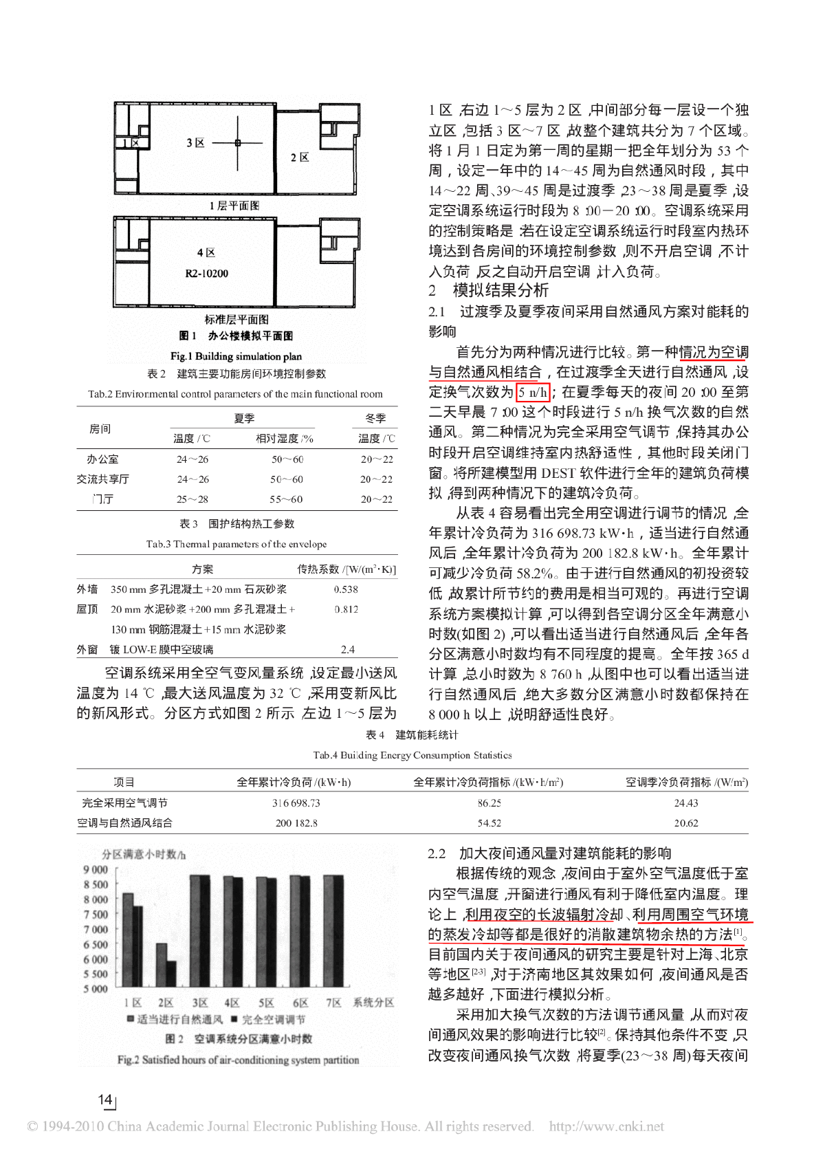 不同通风方案对建筑能耗影响的模拟分析-图二