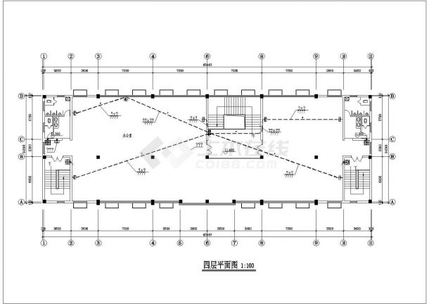 某地工业厂房车间详细电气设计施工图-图二