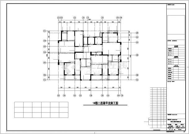 ][浙江]地上17层剪力墙结构住宅楼结构施工图-图一