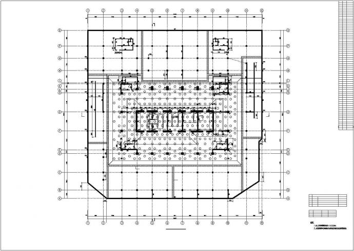 超高层办公楼结构设计施工图纸_图1