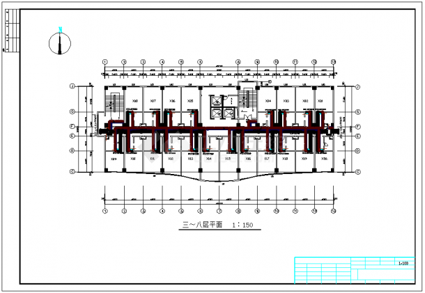 【浙江】某八层楼酒店空调系统设计图纸-图一