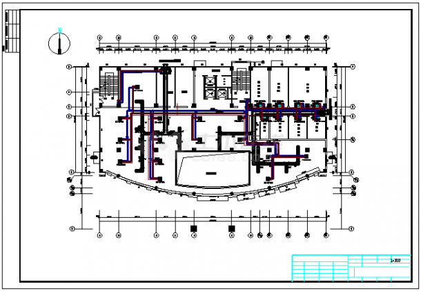【浙江】某八层楼酒店空调系统设计图纸-图二