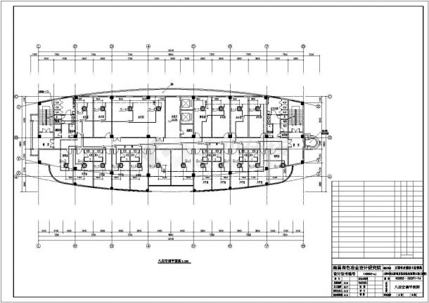 [江西]某质监楼中央空调系统cad施工设计图-图一