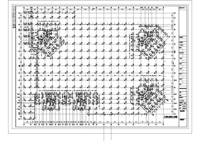 [四川]地下单层框架剪力墙结构车库结构施工图_图1