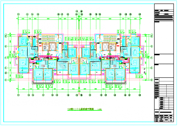 【青岛】某住宅楼采暖系统设计施工图纸-图二