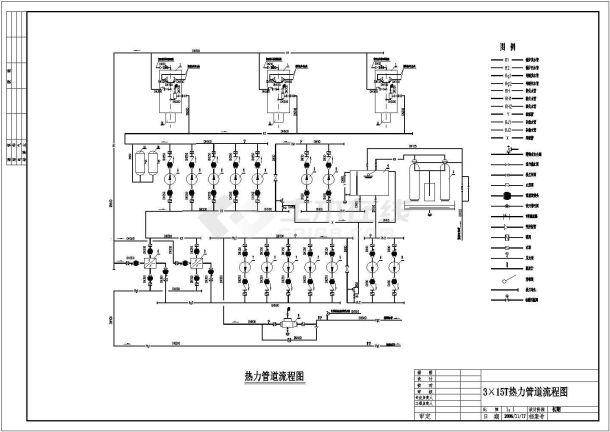 [宁夏]某燃气锅炉房设计cad施工图纸-图二