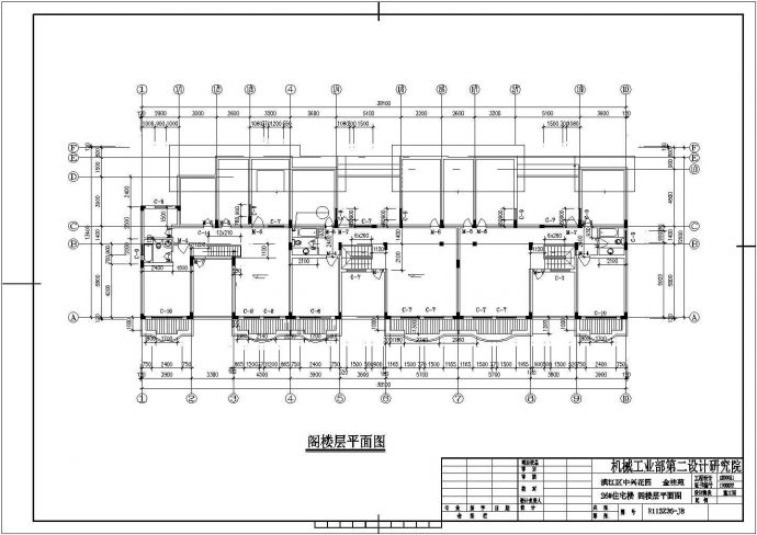 滨江区某中兴花园26层住宅楼建筑设计CAD施工图_图1