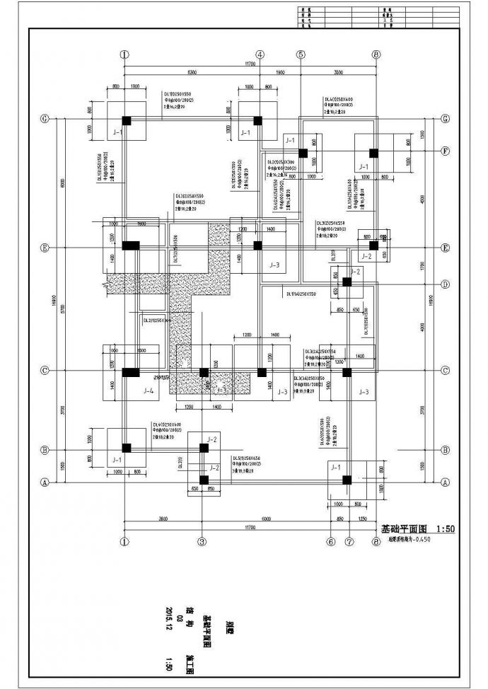 主题别墅结构建筑参考平面详情图_图1