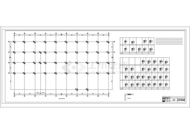 [河南]地上三层框架结构商场结构施工图-图二