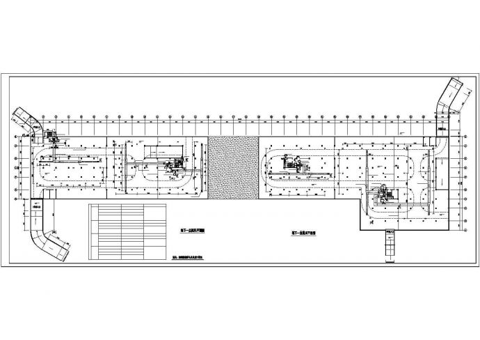 某小区地下车库通风排烟设计施工图纸_图1