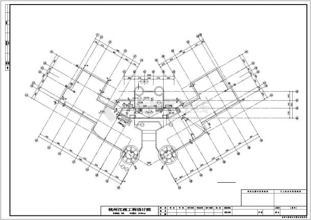 高层住宅楼中央空调设计cad系统施工图-图二