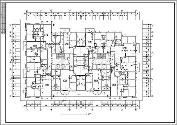 某地高层建筑电气设计CAD图纸-图二