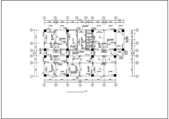9层框剪结构宾馆结构施工图_图1