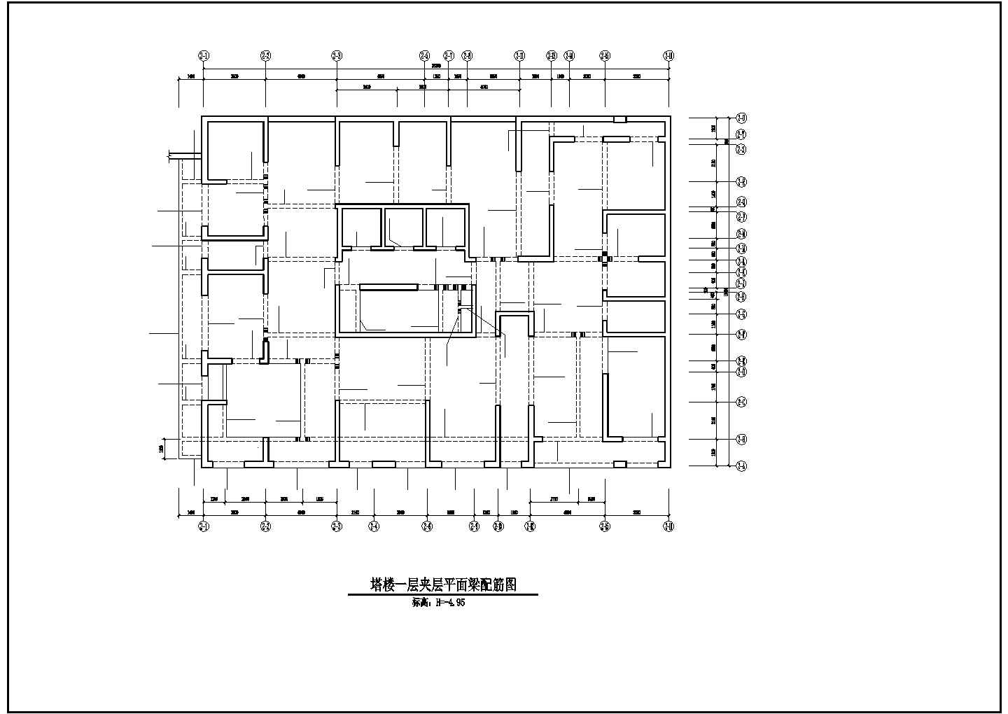 41层超高层纯剪力墙住宅结构设计施工图
