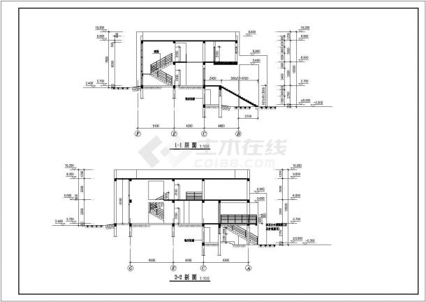  CAD drawing of multi-storey villa building in a village - Figure 2