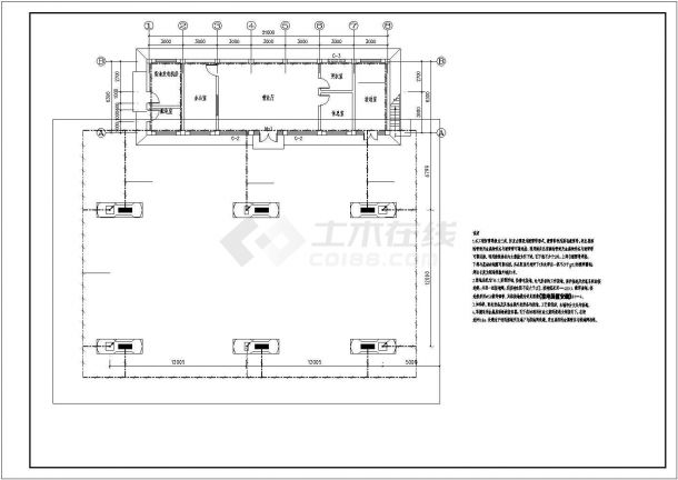加油站强弱电气施工系统图CAD规划图-图二