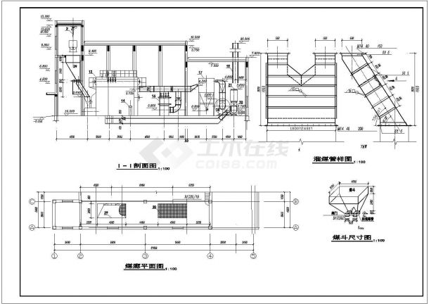 【新疆】某热水锅炉房设计施工图纸-图二