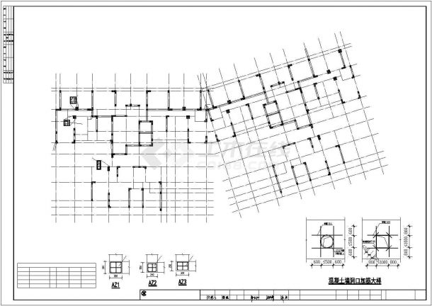 33层钢筋混凝土剪力墙住宅楼结构施工图-图二