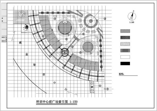 某国际大酒店广场CAD规划建设详图-图二