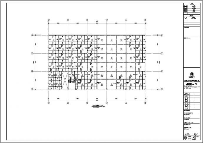 某框架结构厂房结构设计施工图_图1
