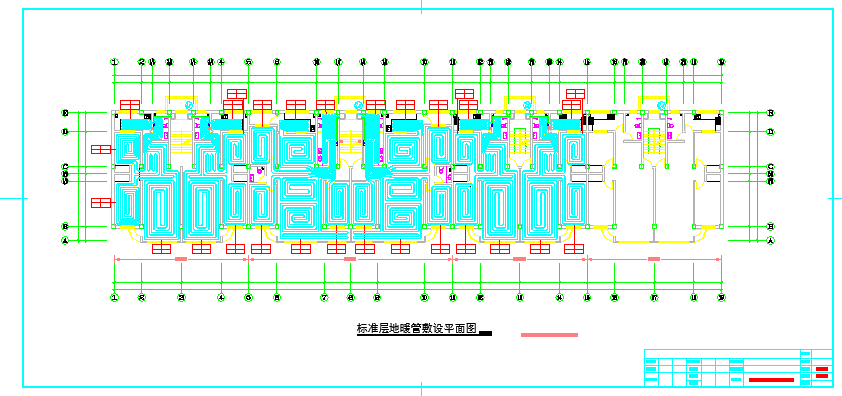 【浙江】某住宅楼地暖设计施工图纸