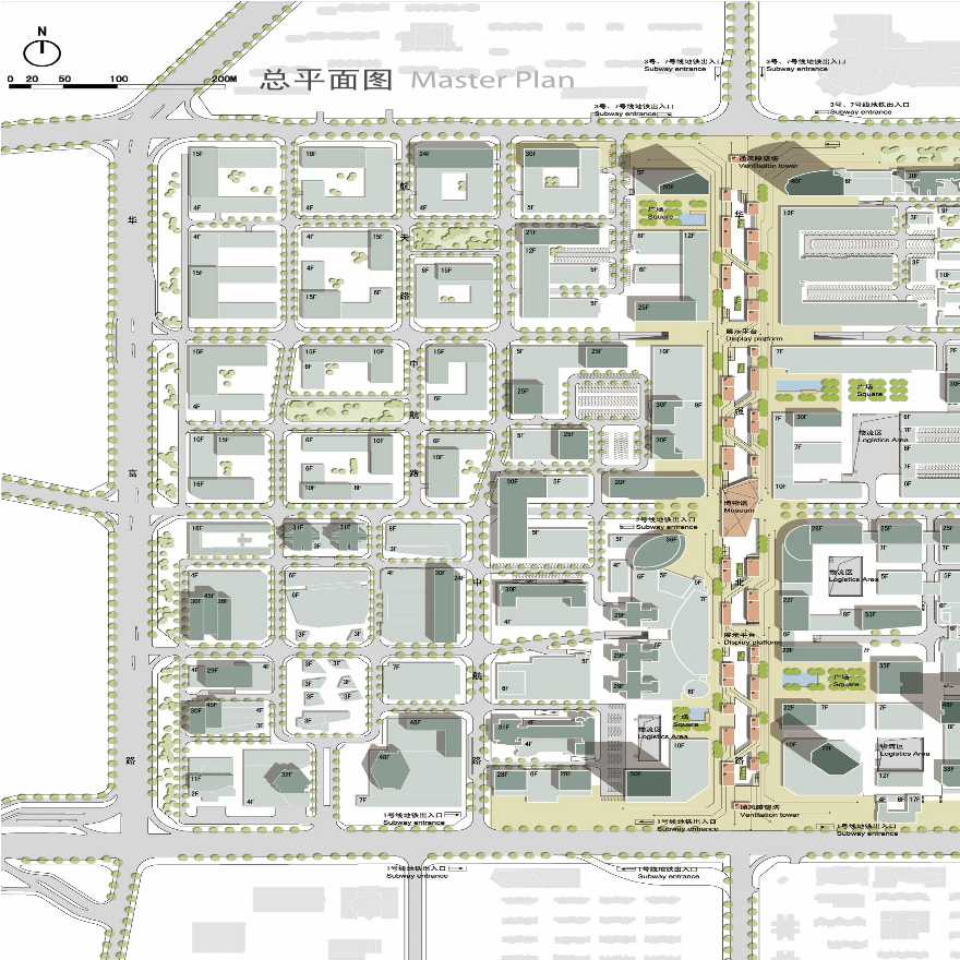 [方案][深圳]现代风格多业态城市综合体建筑设计方案文本-图二