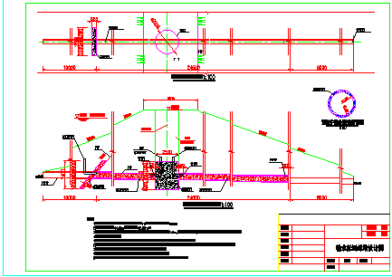 【湖南】塘坝低涵溢洪道工程施工图-图二