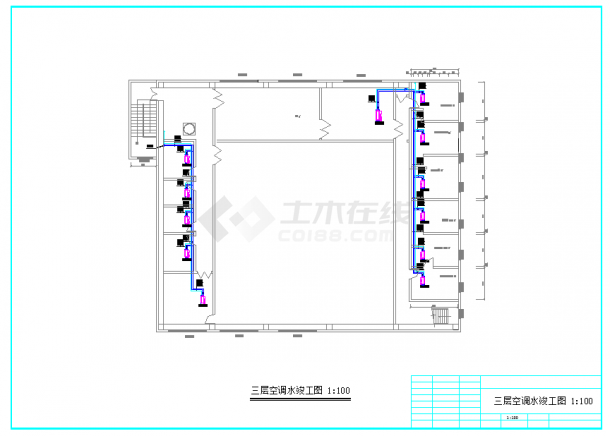 【北京】某练功房空调系统设计图纸-图二