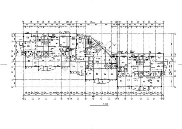 【惠州市】高层住宅楼建筑设计施工图纸-图二
