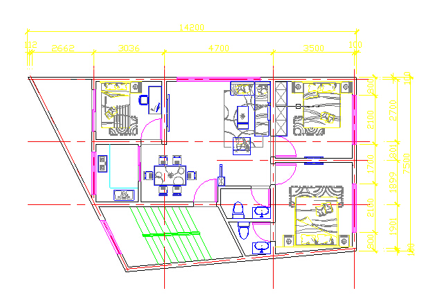 农村私人住宅建筑设计图纸_图1