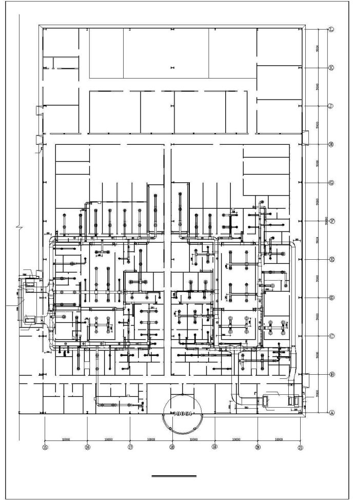 [湖南]医药车间改造工程空调通风烟系统设计施工图_图1