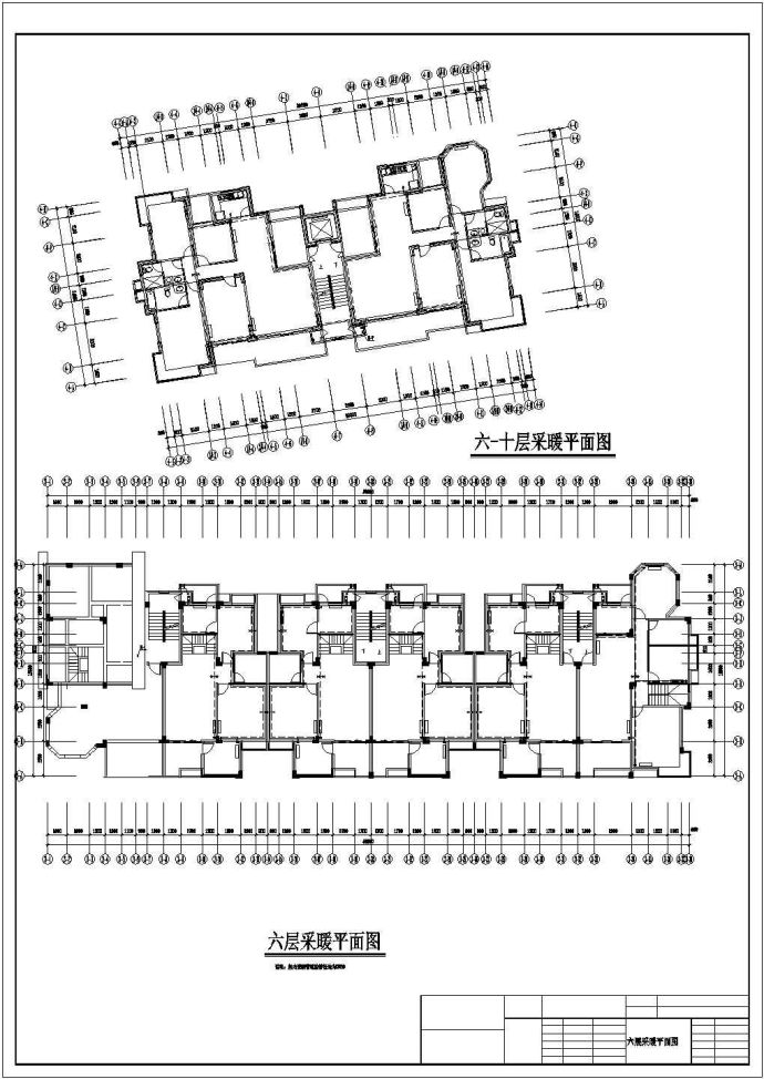 某小区经典六层住宅集中供热系统CAD_图1